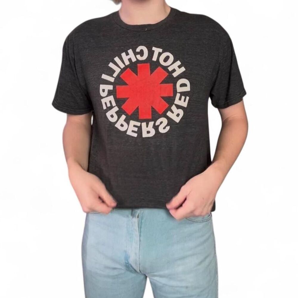 Bravado Men's Grey and Black T-shirt